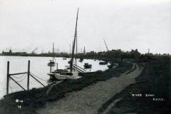 Ouse river bank in the 1900s..