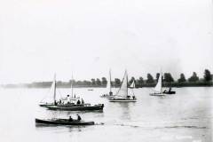 Racing yachts at the 1907 Goole Regatta.