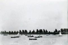 Rowing boats at the 1907 Goole Regatta.