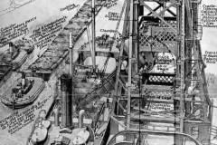 How a compartment boat hoist worked.