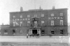 Goole\'s Lowther Hotel in the late 19th, or early 20th\' century. 