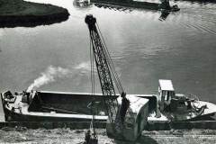 A barge supporting contractors.