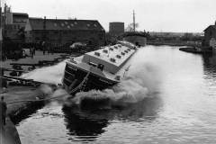 FARNDALE H being launched.
