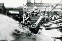 The launch of the keel ETHEL.