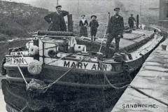 Barge Mary Ann on the Rochdale Canal.