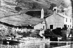 The Rochdale Canal Co barge Weaver.