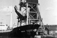 Tevla alongside No 5 hoist.