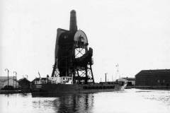 Tarquence alongside No 5 hoist.
