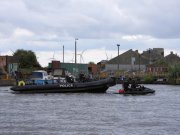 MB219 Humberside Police launch and jet skis