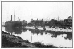 GDMA020 Steamer fitting out in the Dutch River, Goole