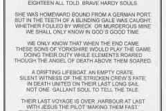 GDMA031 Verse card sold to raise funds for families of those lost on SS Calder