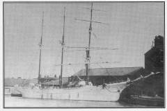 GDMA072 Barquentine in Ship Dock, Goole, circa 1902. GDMA072 Barquentine in Ship Dock, Goole, circa 1902.