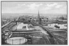 GDMA090 Goole Docks from the water tower, 1920s. GDMA090 Goole Docks from the water tower, 1920s.