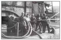 GDMA119 LMS Firemen practice fire drill GDMA119 LMS Firemen practice fire drill