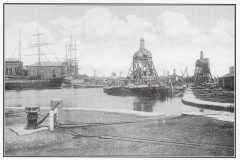 GDMA130 The Harbour Basin, Goole, circa 1906. GDMA130 The Harbour Basin, Goole, circa 1906.
