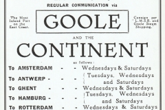 GDMA131 Goole Steam Shipping Company advert, 1926. GDMA131 Goole Steam Shipping Company advert, 1926.