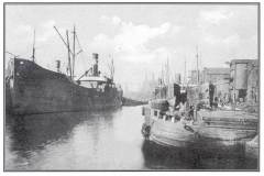 GDMA143 SS Gynwood in Ship Dock, Port of Goole.