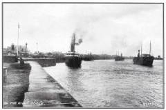 GDMA160 SS Irwell sails from Goole, 1948