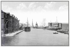 GDMA172 Ship Dock, port of Goole, around 1906.
