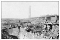 GDMA178 Constructing the entrance to West Dock port of Goole, 1909