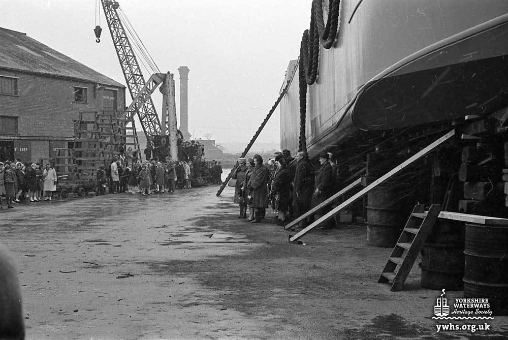 Tanker barge Silverdale H launched 18 March 1964