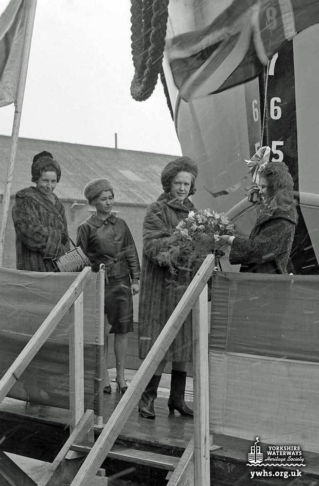 Tanker barge Silverdale H launched 18 March 1964