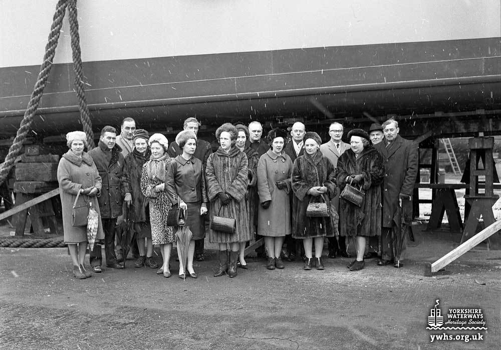 Tanker barge Silverdale H launched 18 March 1964