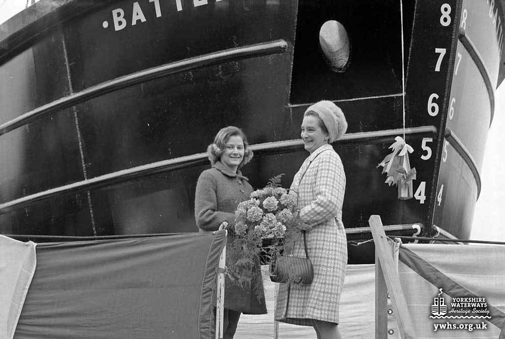 Tanker barge BATTLE STONE launched 9 May 1968