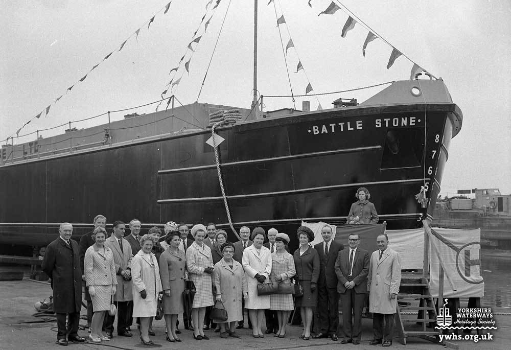 Tanker barge BATTLE STONE launched 9 May 1968