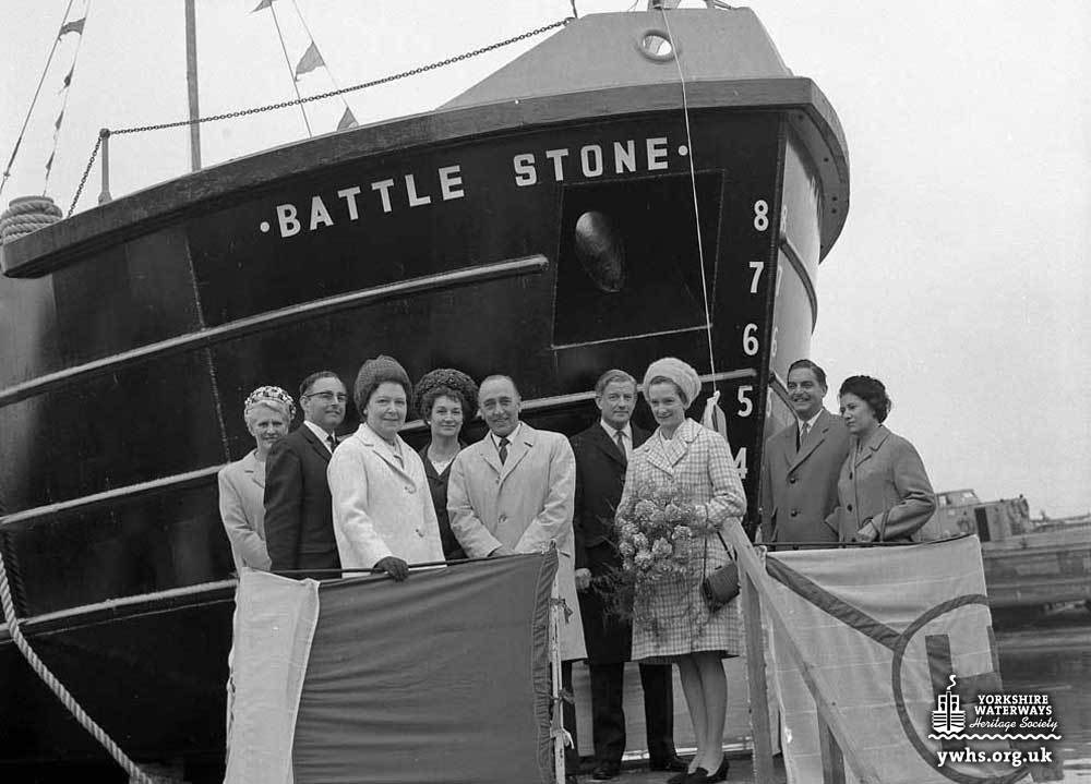 Tanker barge BATTLE STONE launched 9 May 1968