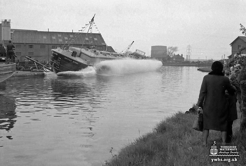 Tanker barge BATTLE STONE launched 9 May 1968