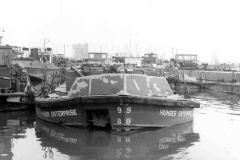 HUMBER ENTERPRISE moored in Goole Docks.