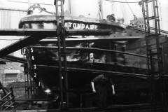 Burtondale being repainted.