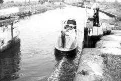 A British Waterways narrowboat.