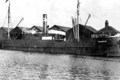 Bennett Steamship Co vessel Sparta in Goole Docks.