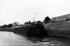 The motor barge Tirley possibly on the River Severn.