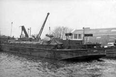 The motor barge Thealby awaiting unloading.