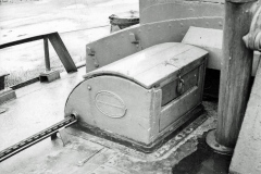 The after deck of the barge Clarence T.