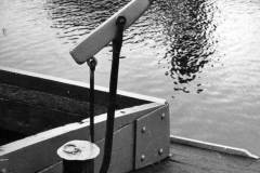 Bilge pump on the barge Ethel.