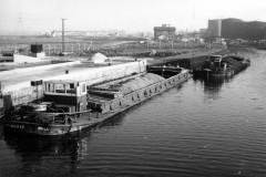 The fully laden motor barge Joyce Hawksley.