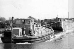 Hatfield towing a BACM barge.