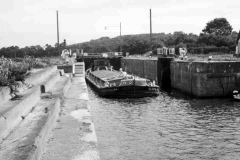 Motor barge Gladys Lillian leaving a lock.