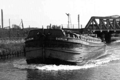 Barge Danum on the Sheffield & South Yorkshire Navigation.
