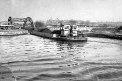 Cawood barge No 6 approaching the Stanley Ferry aqueduct.
