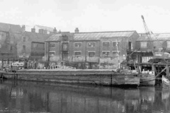 Barges moored at Gainsborough.