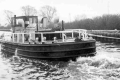 A British Waterways diesel tug.
