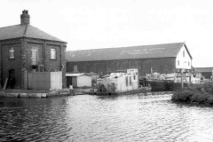 Vessels outside the repair yard, Goole.