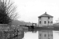 The junction of two waterways, with a lock-keepers cottage.
