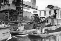 Barges at Ferrybridge Power Station staithe.