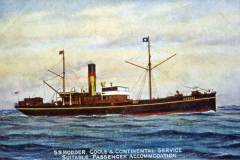 A postcard of the Hodder.